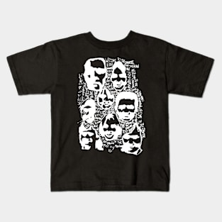 Welcome To The Post-Human Age - Screenprinting image Black Kids T-Shirt